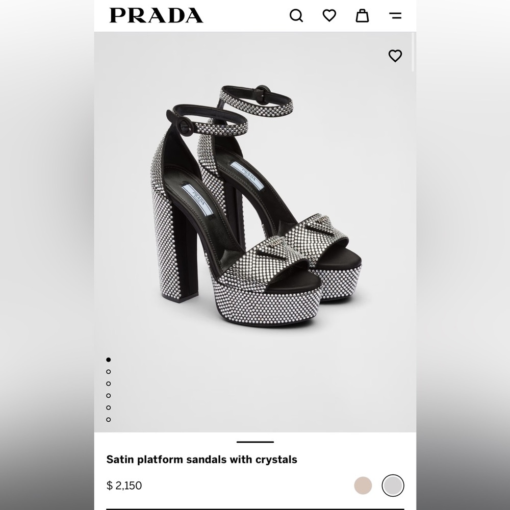 Prada Platform Sandals